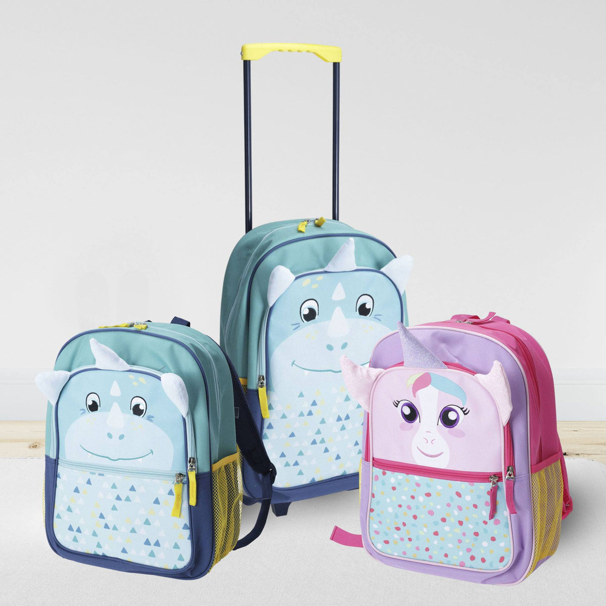 Well Home Mochila Infantil Diseño Unicornio Rosa 27x12x36cm_3