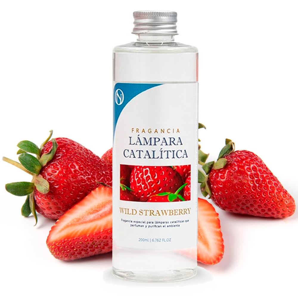 Lámpara Catalítica Blue Diamonds + Aroma Wild Strawberry 500ml - Elimina Malos Olores, Impurezas Y Perfuma_2