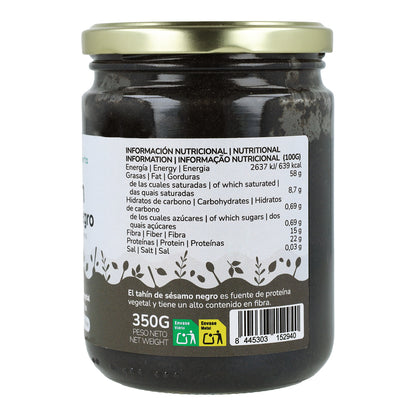 Tahín Sésamo Negro ECO Planeta Huerto 350 g