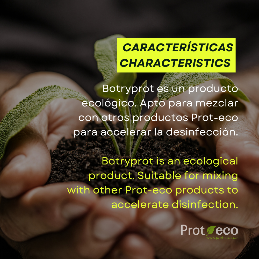 Tratamiento ecológico contra botrytis en plantas Botryprot Prot-Eco 100 ml +pipeta dosificadora 5ml gratis_2