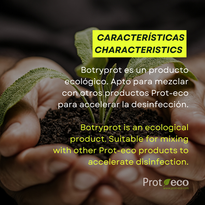 Tratamiento ecológico contra botrytis en plantas Botryprot Prot-Eco 100 ml +pipeta dosificadora 5ml gratis_2