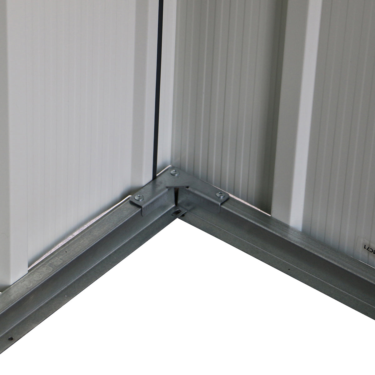 Duramax - Caseta Cobertizo Jardín - Eco Denia 6x4 - Metal - Gris Antracita_4