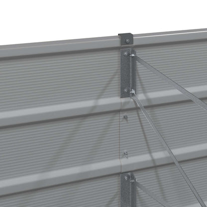 Jardinera Gris Claro 290 X 50 X 75 Cm Acero Galvanizado_4