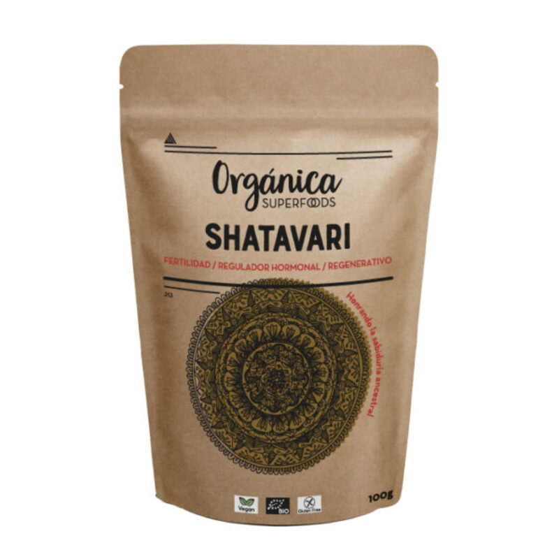 Shatavari Bio En Polvo 100g - Orgánica Superfoods_0