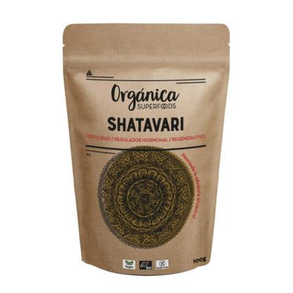 Shatavari Bio En Polvo 100g - Orgánica Superfoods_0