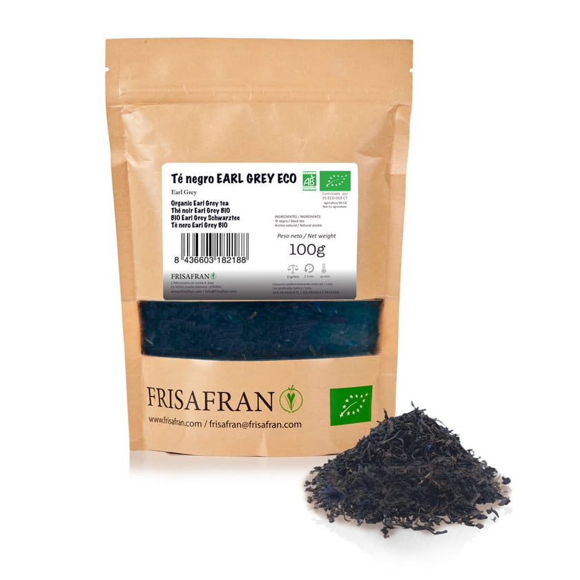 Té Negro Earl Grey Ecológico Granel | Calidad | Frisafran 100 G_0