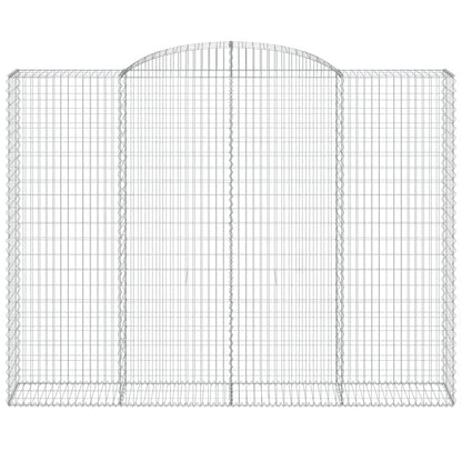 Cestas De Gaviones 10 Uds Forma De Arco Hierro 300x50x220/240cm_3
