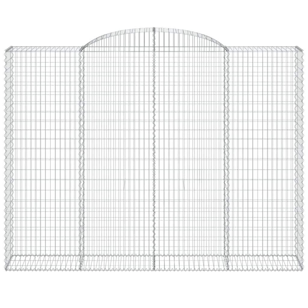 Cestas De Gaviones 11 Uds Forma De Arco Hierro 300x50x220/240cm_3