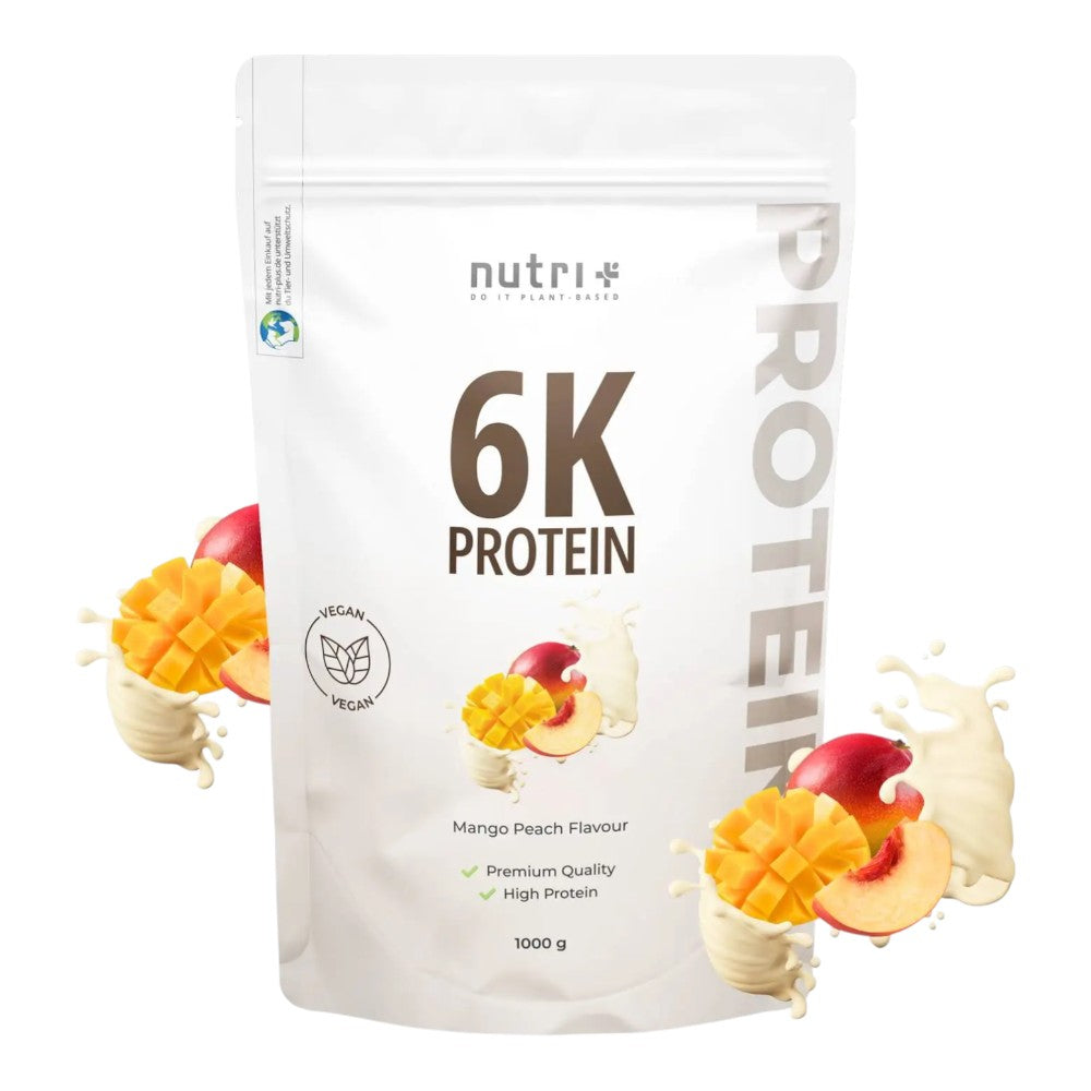 Proteína Vegana En Polvo 1 Kg, 6 Fuentes Vegetales - Nutri+ Vegan 6k_0
