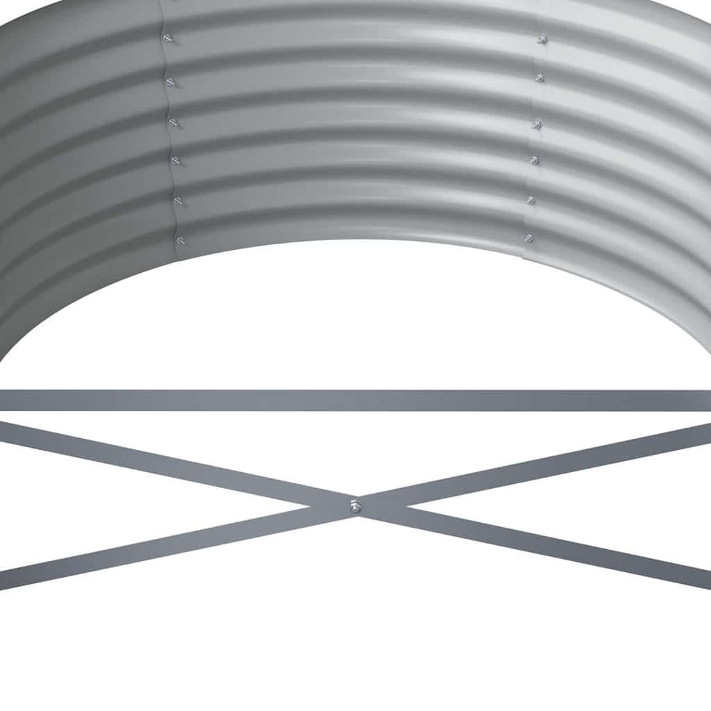 Jardinera Arriate Acero Galvanizado Antracita 368x80x36 Cm_4