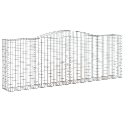 Cestas Gaviones 7 Uds Forma De Arco Hierro 400x50x140/160 Cm_2