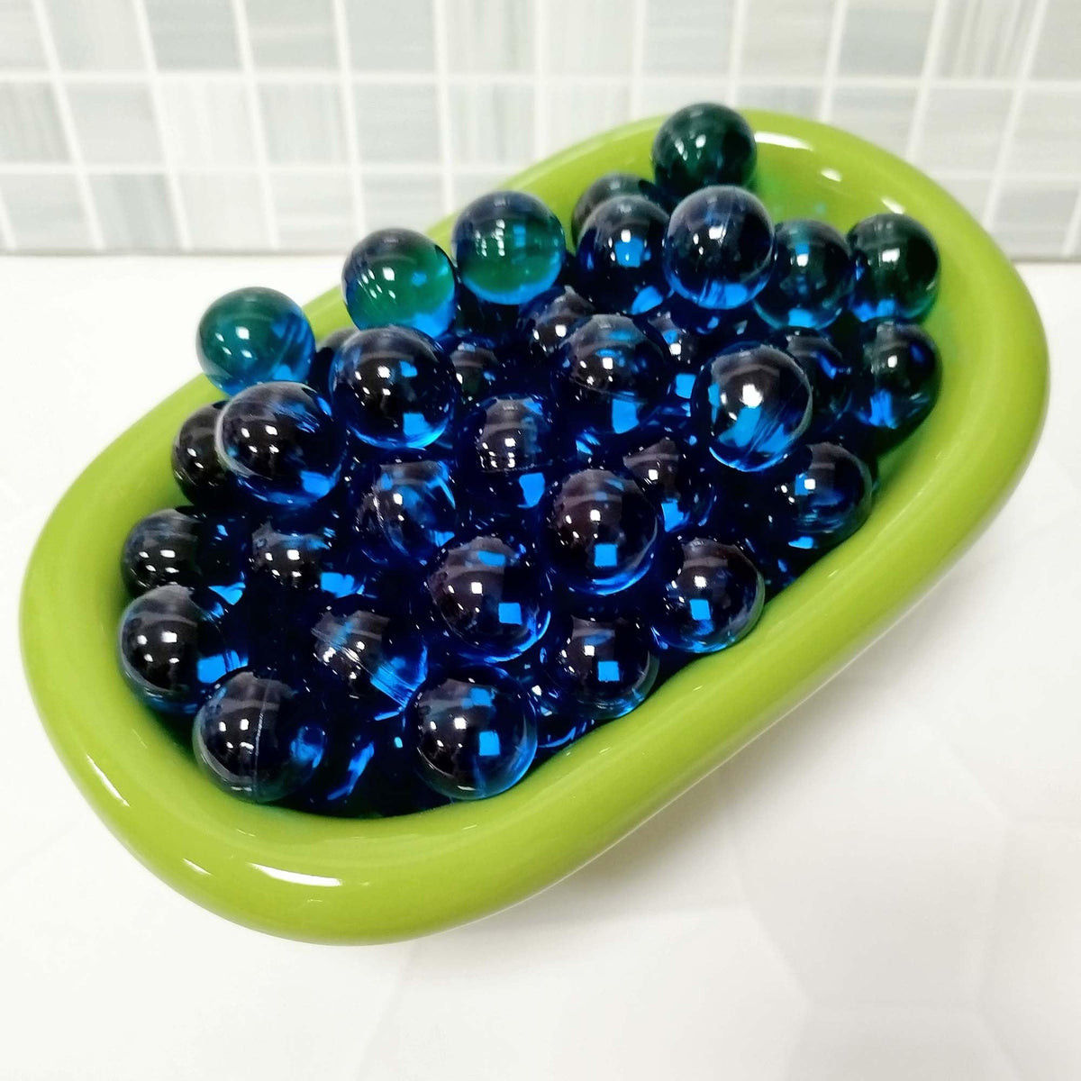 Bolsa Regalo 12 Perlas De Baño Aroma Flor De Loto - Con Aceite De Soja - Hidrata, Suaviza Y Perfuma La Piel - Forma Bola_3