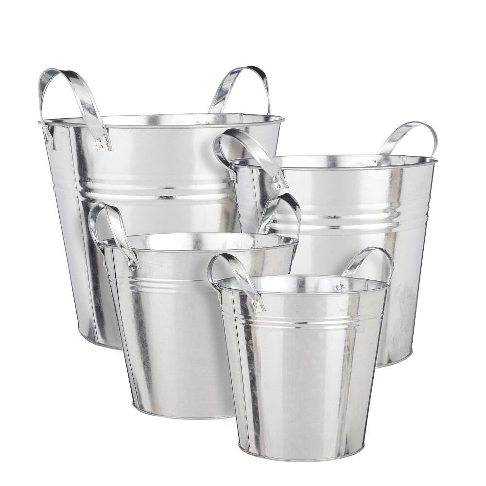 Cubo Zinc Gris 28x30cm_0