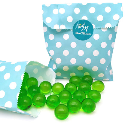80 Perlas De Baño Aromatizada En Forma De Bola - Con Aceite De Soja - Hidrata, Suaviza Y Perfuma La Piel - Aroma Manzana_5