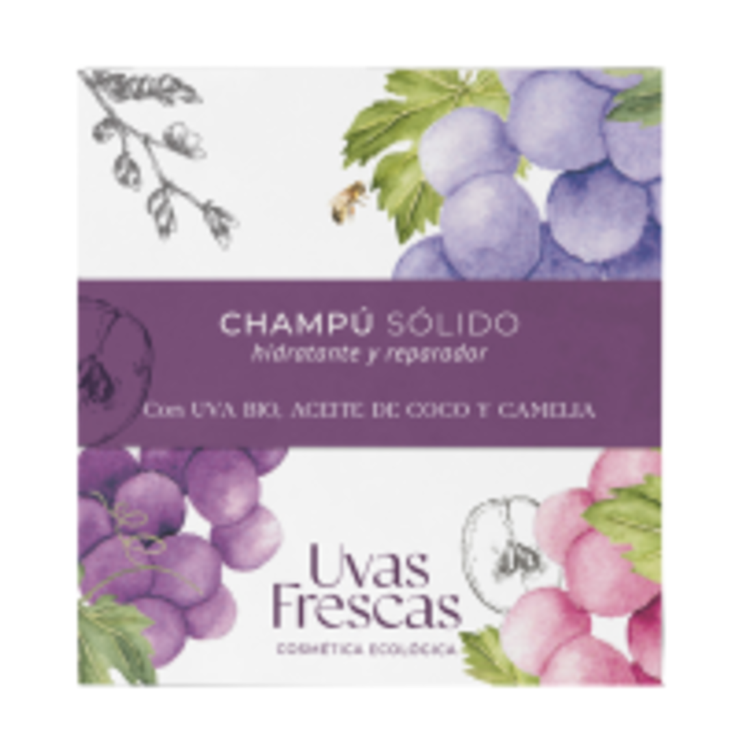 Champú Sólido Hidratante Y Reparador Uvas Frescas 70 gr._0