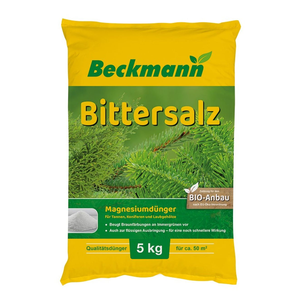Sal De Epsom 5kg - Sulfato De Magnesio Para Coníferas Y Árboles Perennes_0