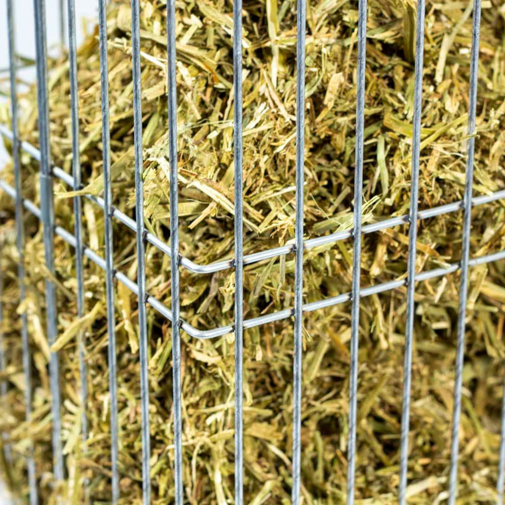 Cesta Para Hierba - Forrajera Para Aves De Corral - Comedero Antiestrés Para Gallinas - Acero Galvanizado_3