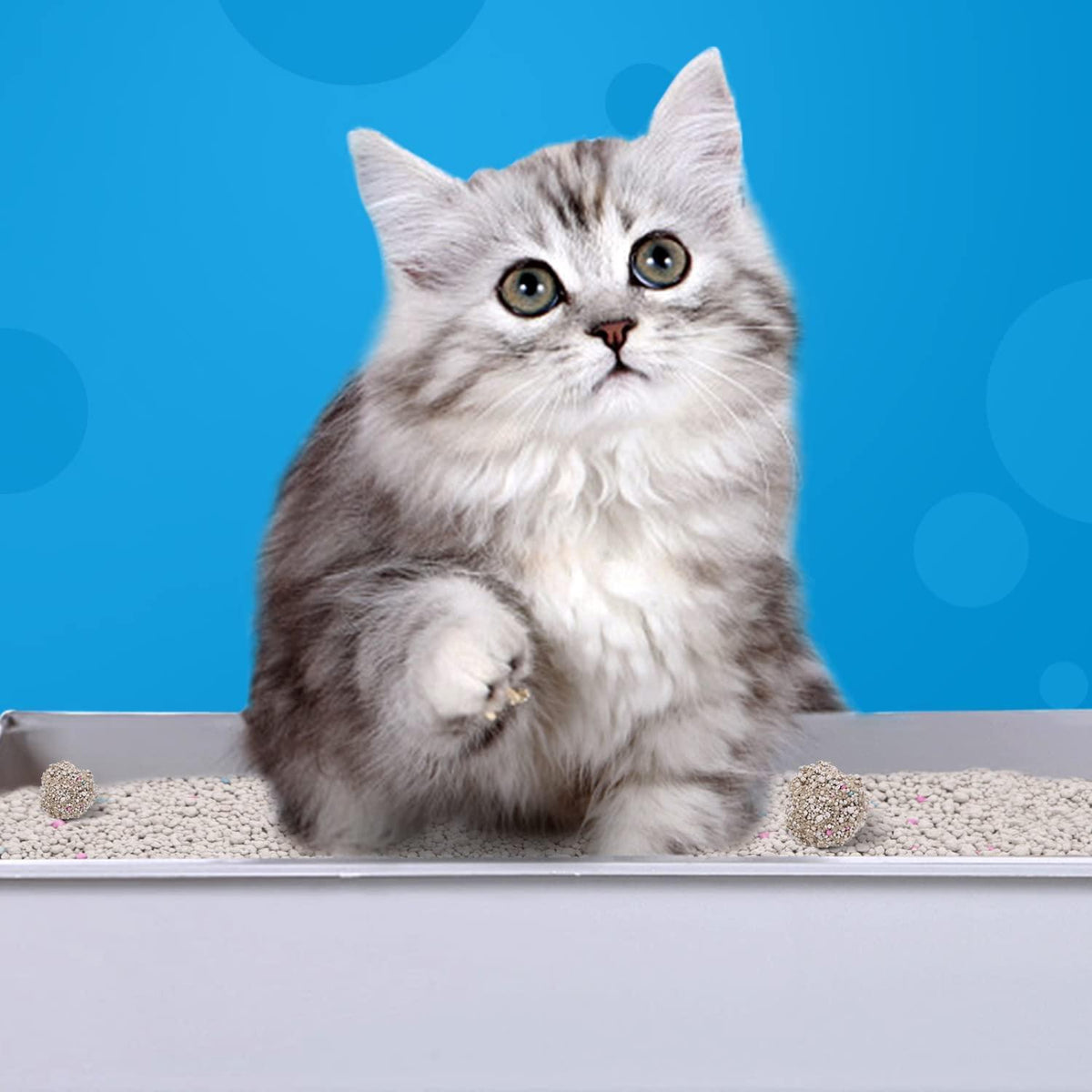 Arena aglomerante de bentonita para gatos sin olor Nobleza 3.8 L