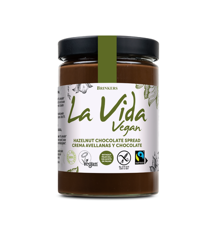 Crema Chocolate y Avellana Vegana Sin Gluten La Vida Vegan 600 g