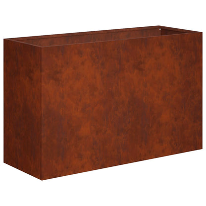 Macetero De Jardín Oxidado 80 X 30 X 40 Cm Acero Oxidado_0