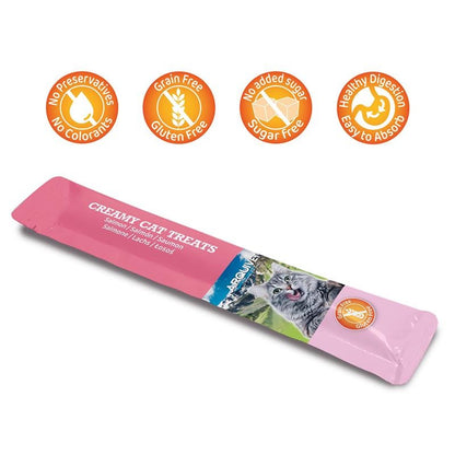 Creamy Cat Treats Snack cremoso de Salmón Arquivet 5x14 g