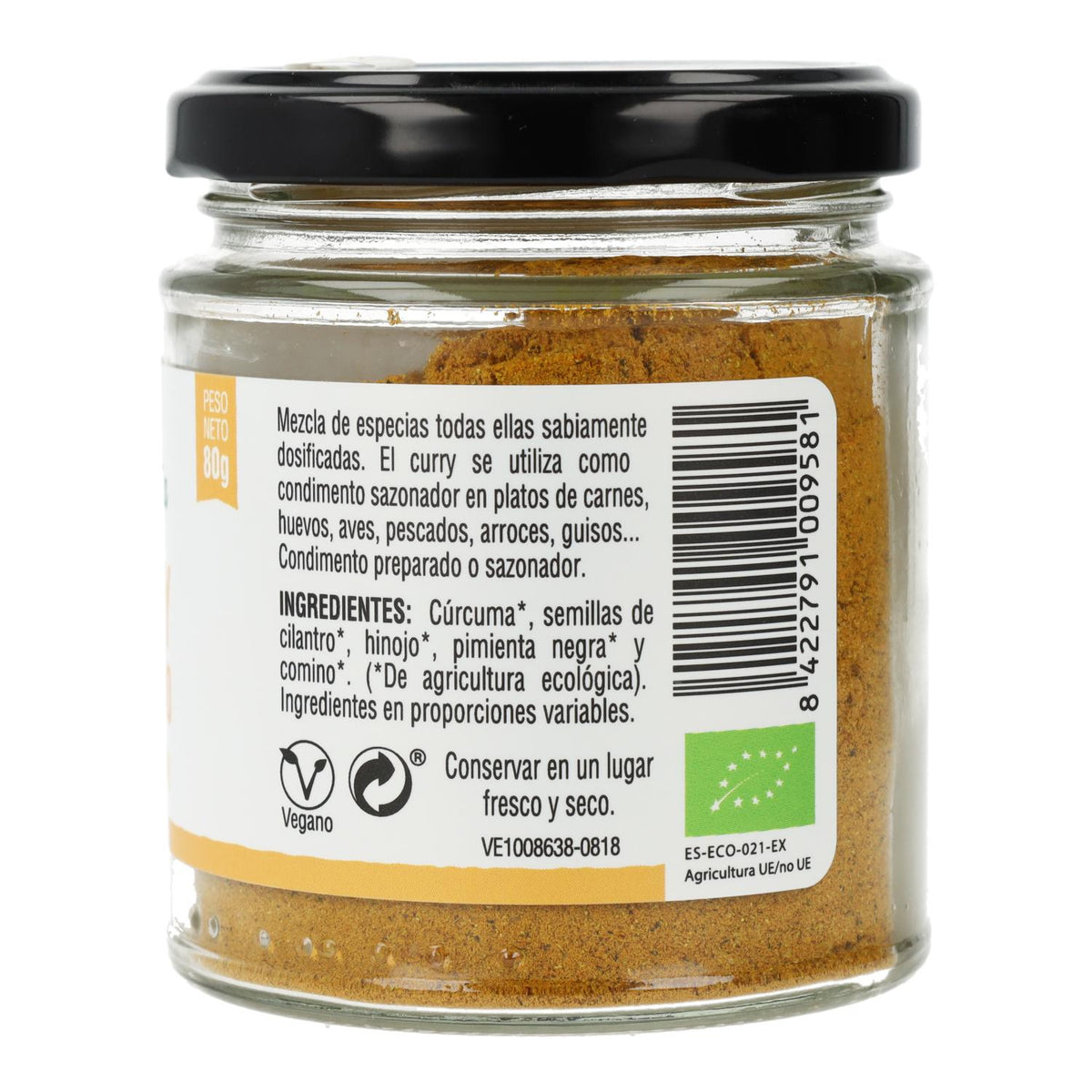 Curry en Polvo Bio Vegetalia 80g