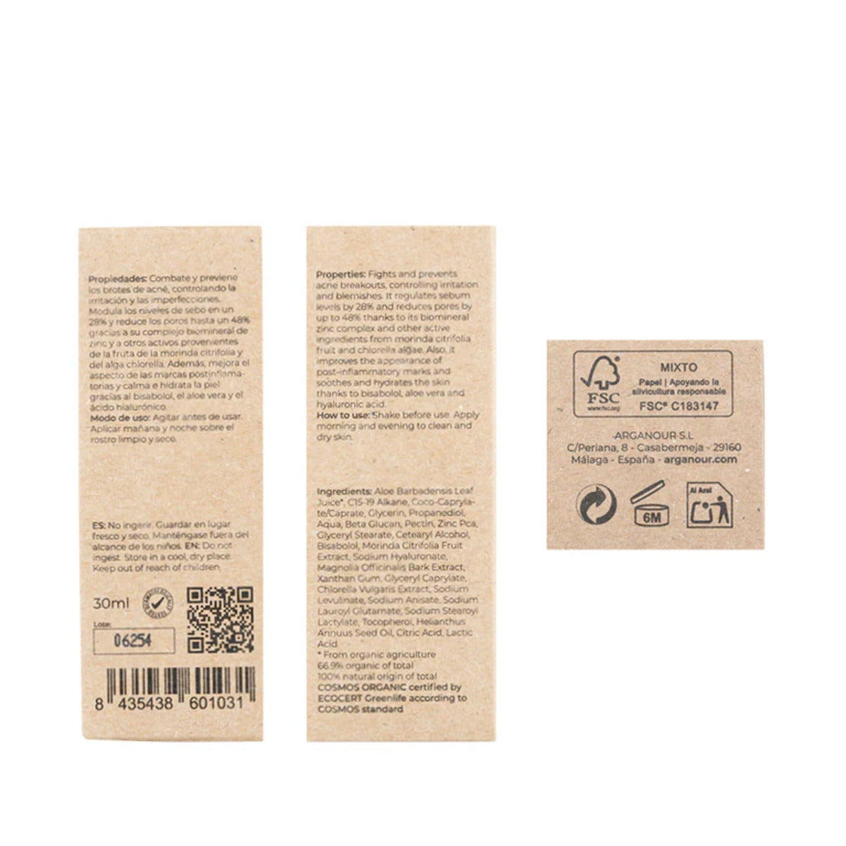 Equilibrium crema antiacné pieles grasas Arganour 30ml