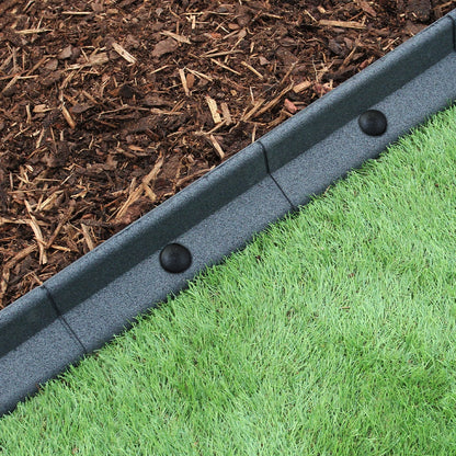 Bordes De Césped Gris Flexibles Jardín Bordes De Césped Paquete De 4 X 1.2m_2