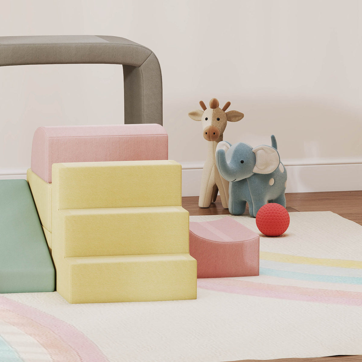 Bloques De Espuma Aiyaplay Pana, Espuma Multicolor 174x174x30 Cm 3d0-039v00mx_3