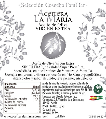 Aceite De Oliva Virgen Extra 100 Ml Cristal Cosecha Familiar 2026/2027_1