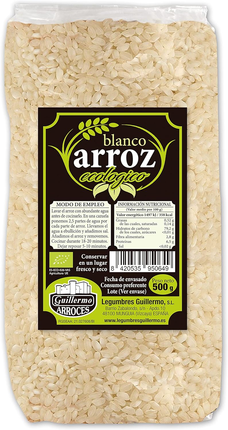 Arroz Blanco Bio - 500 G, Paquete_0