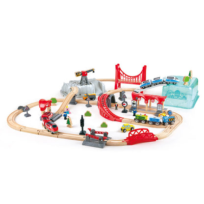 Circuito Tren City Train Bucket Hape_1