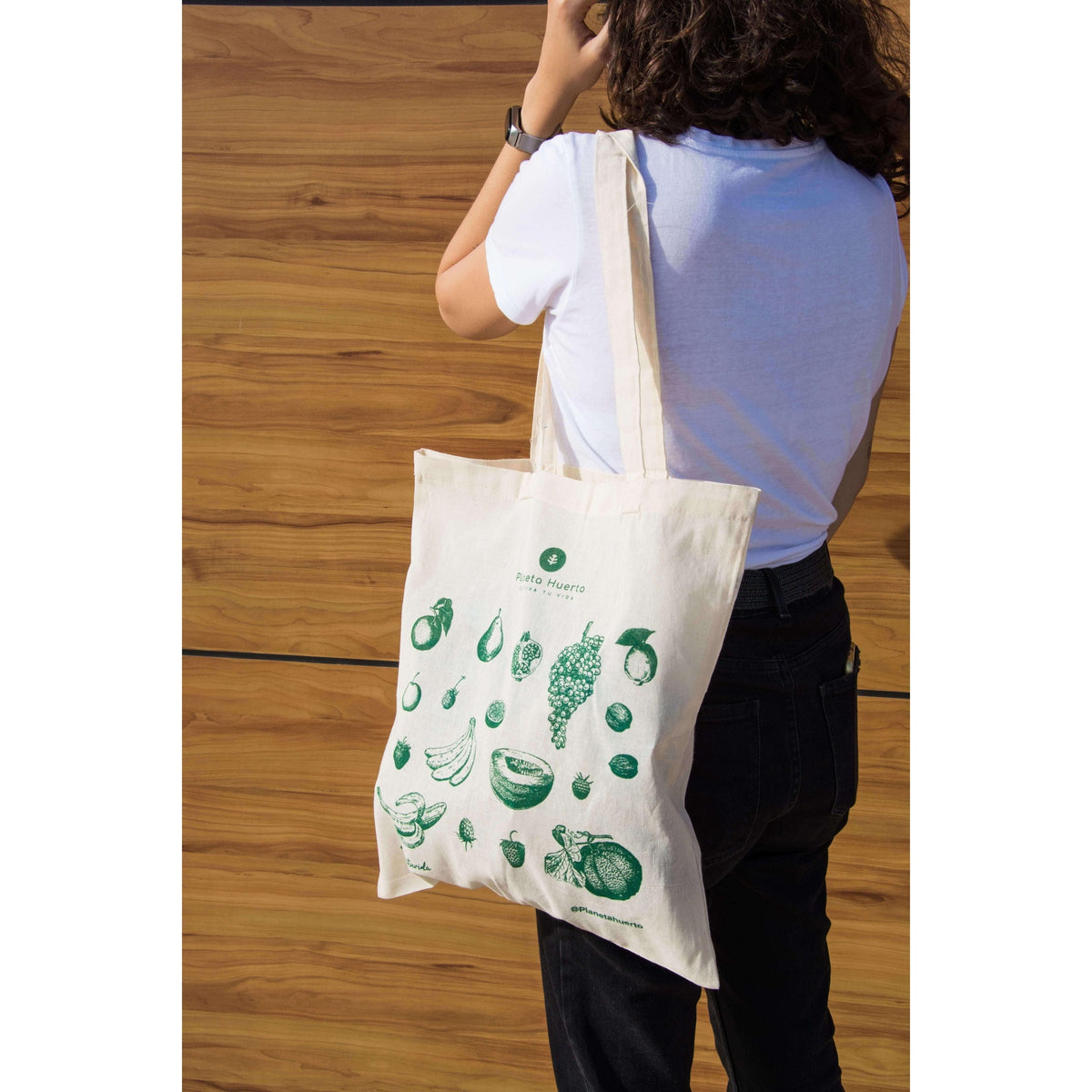 Bolsa de tela diseño frutas