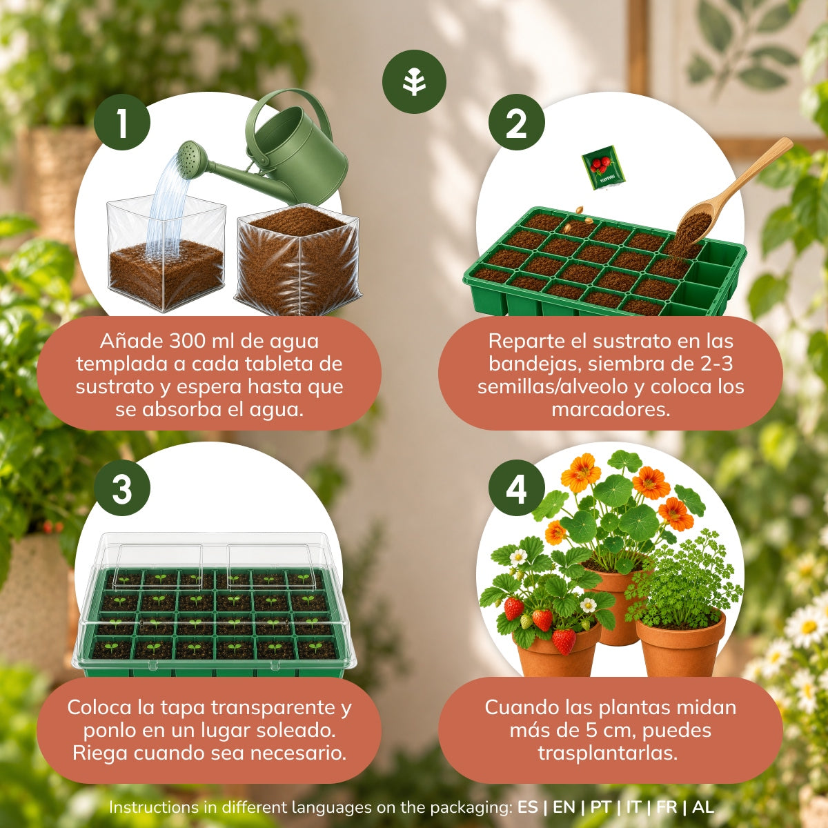 Huerto en Casa Kit de Cultivo Planeta Huerto
