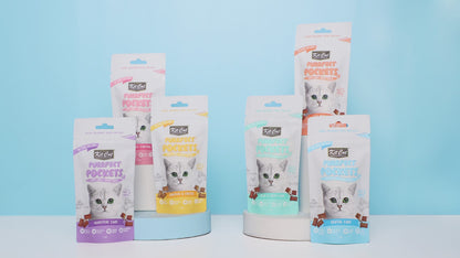 Kit Cat Purrfect Pockets - Skin &amp; Coat Care 60 g Snack funcional para gatos
