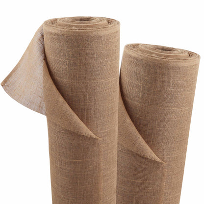 Tela De Yute De 15m X 1m, Estera De Yute De 215g/m², Tela De Yute Para Jardín, Cinta De Yute De Arpillera_0