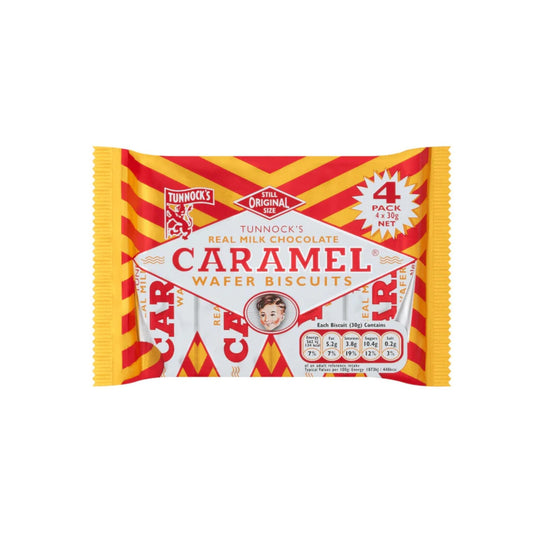 Tunnock's Barquillos De Caramelo 4 Unidades 128 G_0